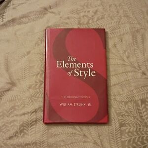 The Elements of Style Book - Red Cover